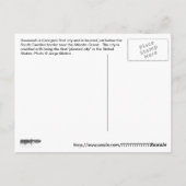 Savannah, Georiga, VS. Briefkaart (Achterkant)