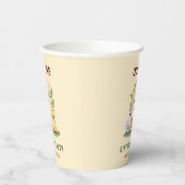 Savannah giraffe leeuw nijlpaard zebra olifant papieren bekers (Links)