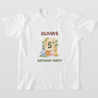 Savannah giraffe leeuw nijlpaard zebra olifant t-shirt