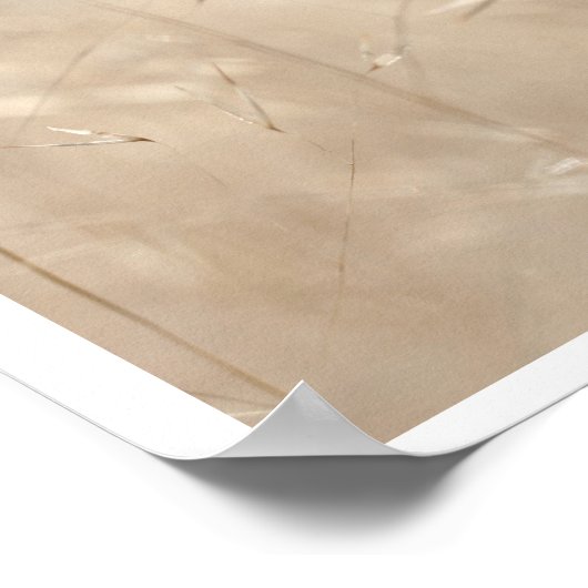 Savannah Golden Grass A3 Poster (Hoek)