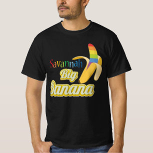 Savannah Grote Homo Banaan T-shirt