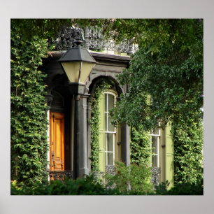 Savannah Historische House Poster