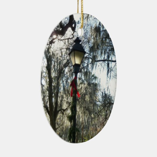 Savannah Kerstornament Photo Light Keramisch Ornament (Rechts)