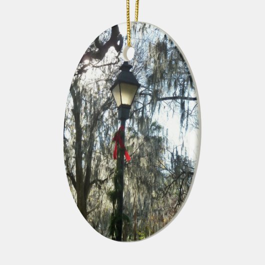 Savannah Kerstornament Photo Light Keramisch Ornament (Links)