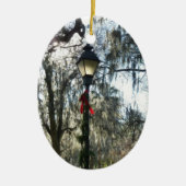 Savannah Kerstornament Photo Light Keramisch Ornament (Voorkant)