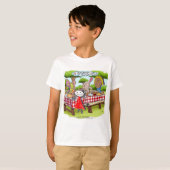 Savannah Kinder boeken T-shirt (Voorkant volledig)
