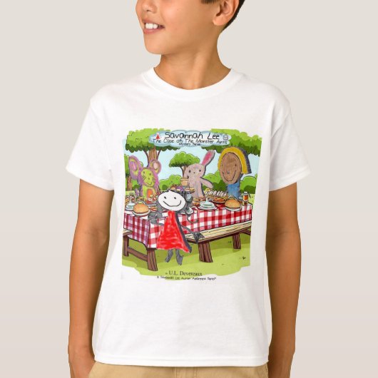 Savannah Kinder boeken T-shirt (Voorkant)