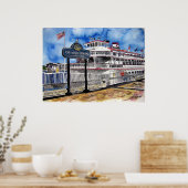 savannah_koningin_river_boot poster (Keuken)