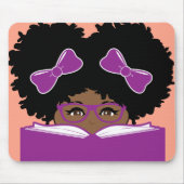 Savannah leest Mousepad Muismat (Voorkant)