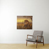 Savannah lion wandkleed (In Situ (horizontaal))