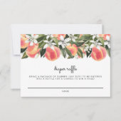 SAVANNAH Little Peach Baby Luier Raffle Kaart (Voorkant)