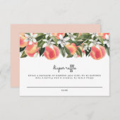 SAVANNAH Little Peach Baby Luier Raffle Kaart (Voorkant / Achterkant)