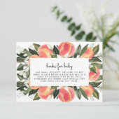 SAVANNAH Little Peach Boeken voor Baby shower Kaar Kaart (Staand voorkant)