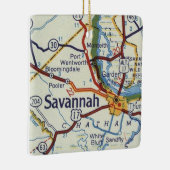 Savannah  Map Keramisch Ornament (Rechts)