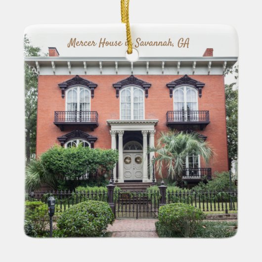 Savannah Mercer HouseHoliday Ornament (Voorkant)