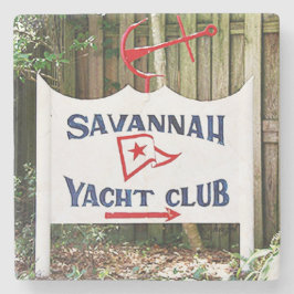 Savannah Onderzetters, Savannah Yacht Club Stenen Onderzetter