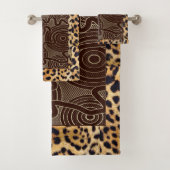 "Savannah Patchwork Handdoeken": Bad Handdoek (Insitu)