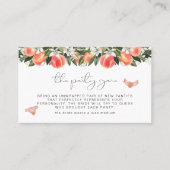 SAVANNAH Peach Bachelorette Panty Game Ticket (Voorkant)