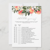 SAVANNAH Peach Wat zei de Groom tegen het Bridal-s Kaart (Voorkant)