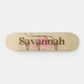 Savannah Personalized Persoonlijk Skateboard (Horizontaal)