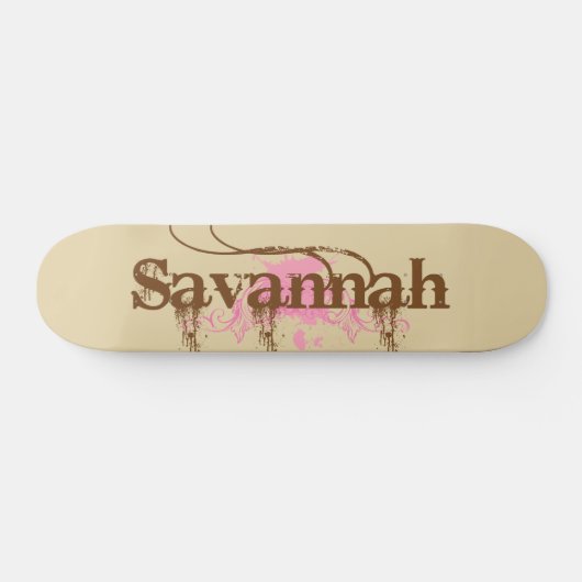 Savannah Personalized Persoonlijk Skateboard (Horizontaal)
