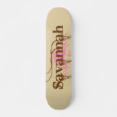 Savannah Personalized Persoonlijk Skateboard (Voorkant)