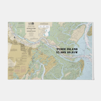 Savannah River and Wassaw Sound - Nautical Chart Deurmat