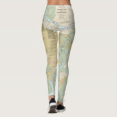 Savannah River and Wassaw Sound - Nautical Chart Leggings (Achterkant)