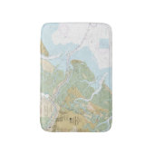 Savannah River en Wassaw Sound Nautische kaart Badmat (Voorkant Verticaal)