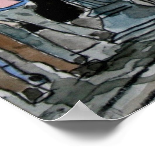 savannah River Street 2 Poster (Hoek)