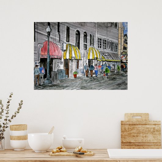 savannah River Street 2 Poster (Keuken)