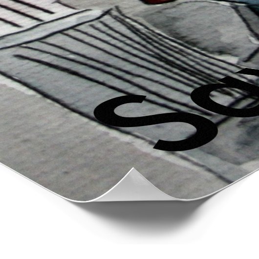 Savannah River Street 4 Poster (Hoek)