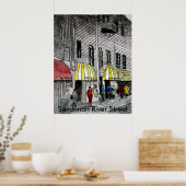 Savannah River Street 4 Poster (Keuken)