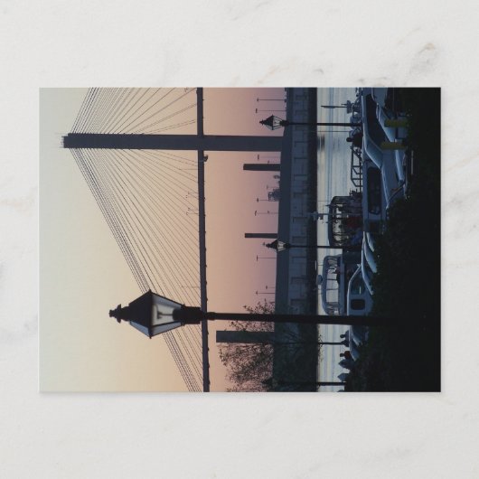 Savannah River Street Briefkaart (Voorkant)