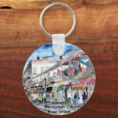 savannah river street georgia ga bars restaurants sleutelhanger (Voorkant)