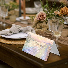 Savannah River Sunset Waterverf Dank u Kaart