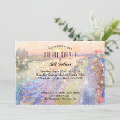 Savannah River Sunset Waterverf Vrijgezellenfeest Kaart (Staand voorkant)