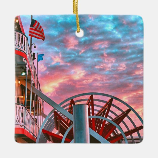 Savannah Riverboat Ornament (Voorkant)