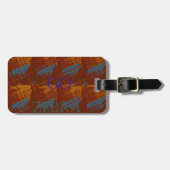 Savannah Safari Lets Go Zebra Hakuna Matata mot Bagagelabel (Voorkant horizontaal)