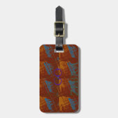 Savannah Safari Lets Go Zebra Hakuna Matata mot Bagagelabel (Voorkant verticaal)