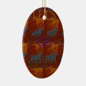 Savannah Safari Lets Go Zebra Hakuna Matata mot Keramisch Ornament (Rechts)