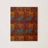 Savannah Safari Lets Go Zebra Hakuna Matata mot Legpuzzel (Verticaal)