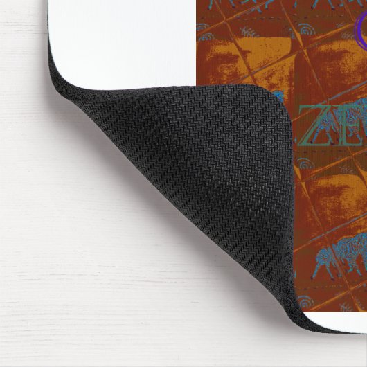 Savannah Safari Lets Go Zebra Hakuna Matata mot Muismat (Hoek)