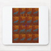 Savannah Safari Lets Go Zebra Hakuna Matata mot Muismat (Voorkant)