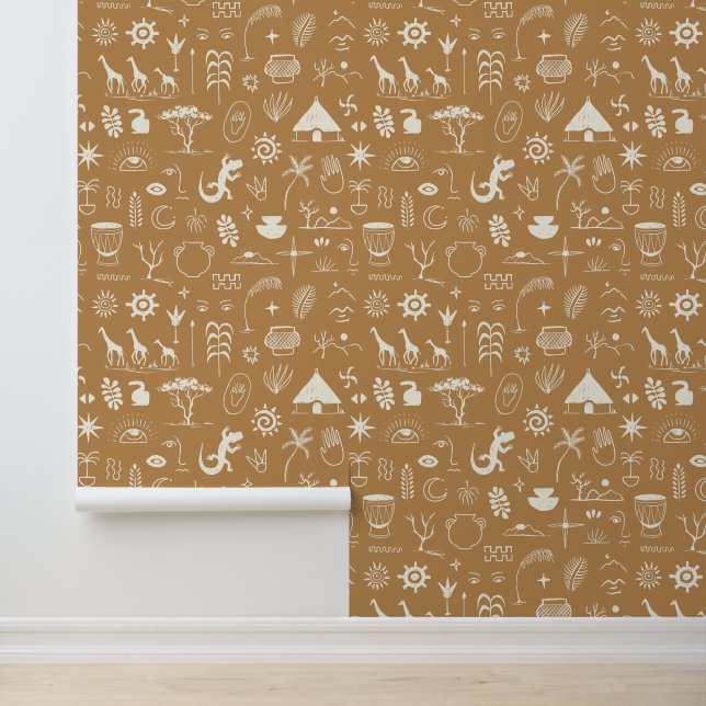 Savannah Safari Wildlife Wallpaper Behang (Applicatie)