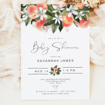 SAVANNAH Schattige Kleine Perzik Baby shower