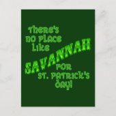 SAVANNAH St Patricks Day Briefkaart (Voorkant)