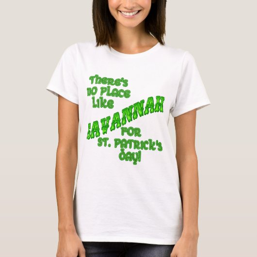 SAVANNAH St Patricks Day T-shirt (Voorkant)