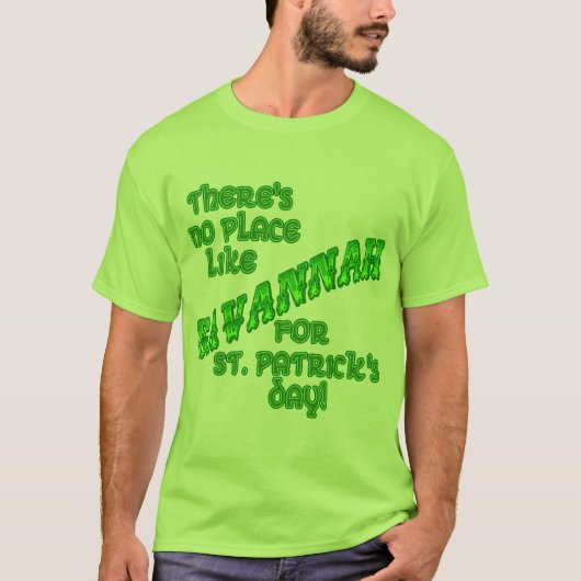 SAVANNAH St Patricks Day T-shirt (Voorkant)