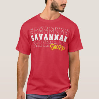 Savannah stad Georgia Savannah GA T-shirt